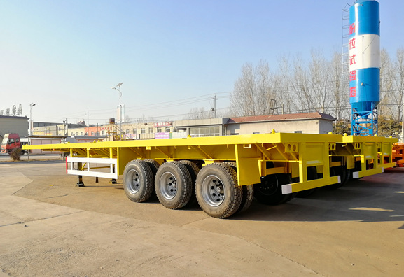 3 Axle 40ft Container Flatbed Trailer