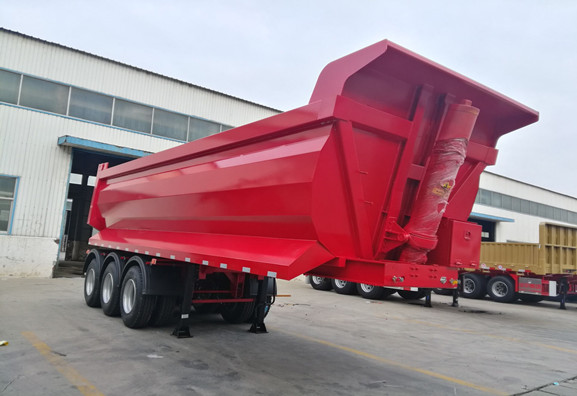 45 Tons 3 Axle U Shape Tipper Trailer